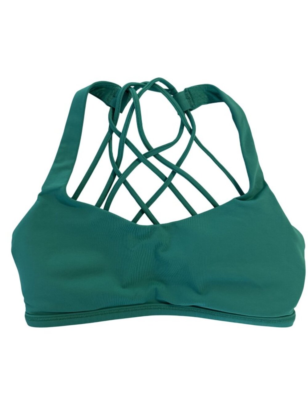 lululemon Free to Be Bra Wild Kelly Green Light Support A/B Cup Size 4